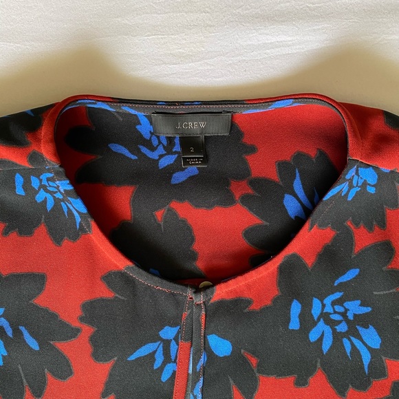 *J. Crew* Firework Floral Blouse - Picture 6 of 7